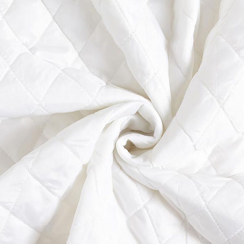 Doublure matelassée en losanges – blanc,  image number 4
