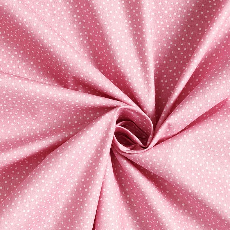Tissu en coton Cretonne feine Punkte – rose, image number 3