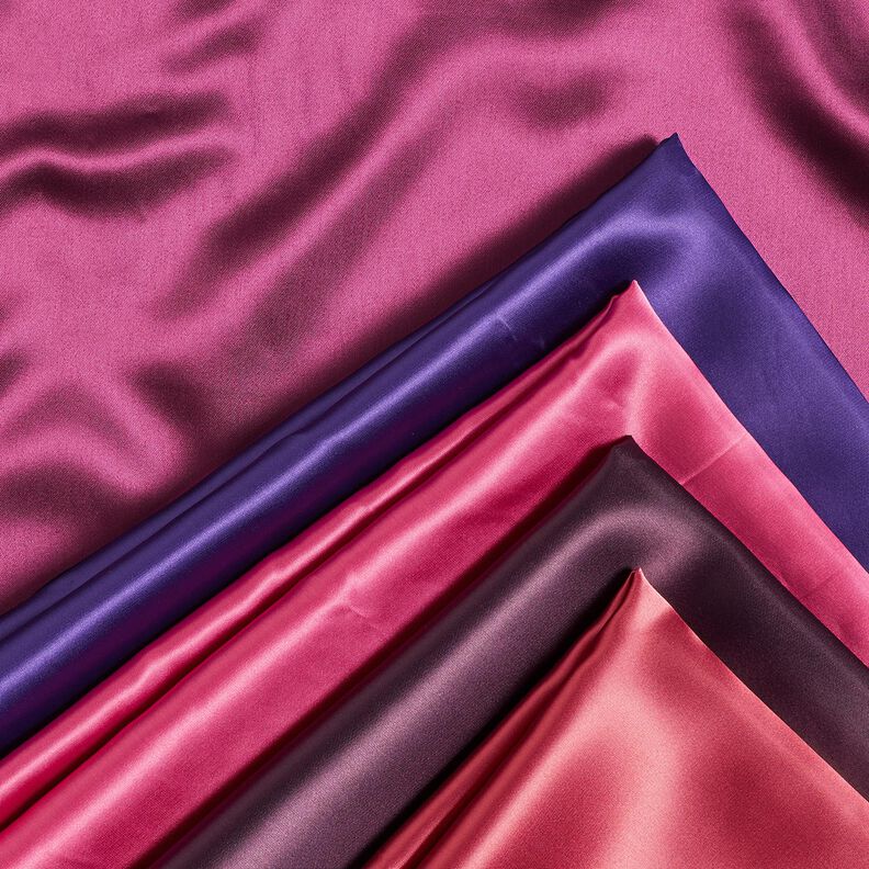 Rembourrage en satin uni – rose intense,  image number 4