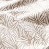 Coton enduit feuilles de palmier abstraites &ndash; taupe/ivoire,  thumbnail number 2