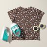 Jersey coton Mille-fleurs – marron noir,  thumbnail number 5