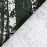 Tissu de décoration Semi-panama forêt de bouleaux – noir/blanc,  thumbnail number 4