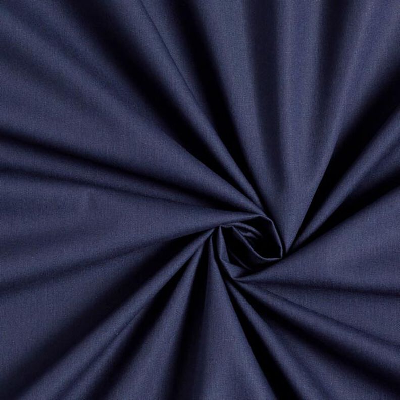 Popeline coton Uni – bleu marine,  image number 1