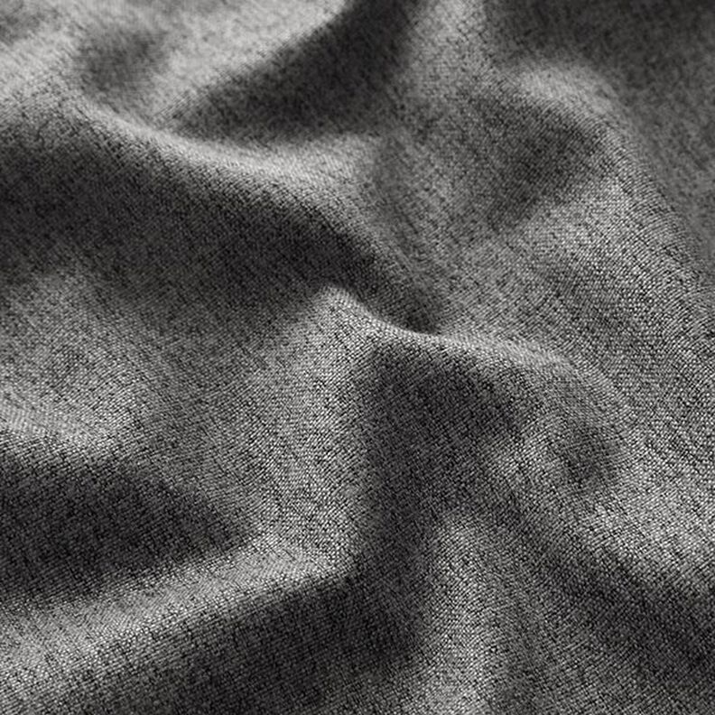 Tissu d’ameublement fin en mélange – gris foncé,  image number 2