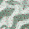 Tissu en coton Popeline Mini pointes – menthe clair/vieux rose foncé,  thumbnail number 2