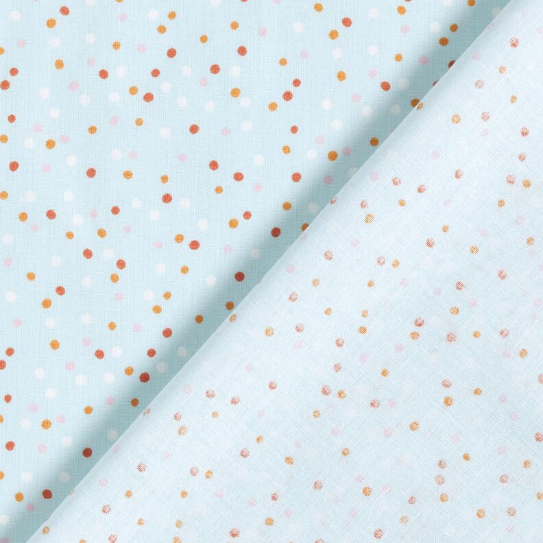 Tissu en coton Cretonne Petits points – bleu clair, image number 4