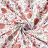 Tissu en coton Popeline Élégantes vrilles de fleurs – blanc/baies,  thumbnail number 3