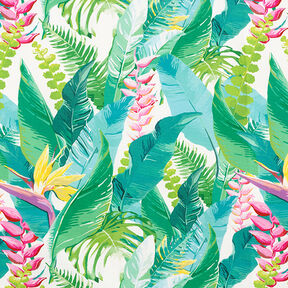 Tissu d’extérieur Canvas Jungle tropicale – turquoise, 