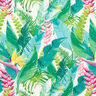 Tissu d’extérieur Canvas Jungle tropicale – turquoise,  thumbnail number 1