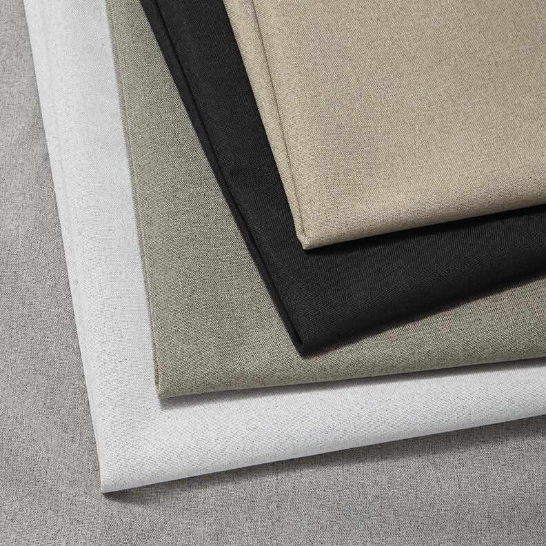 Tissu opaque Chiné – noir,  image number 4
