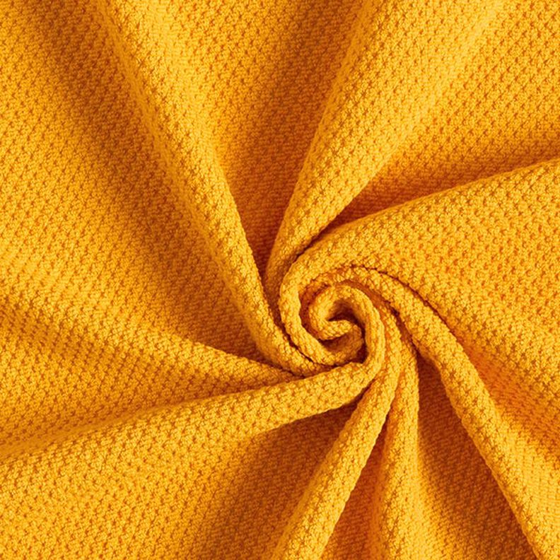 Tissu éponge Structure – jaune curry,  image number 1
