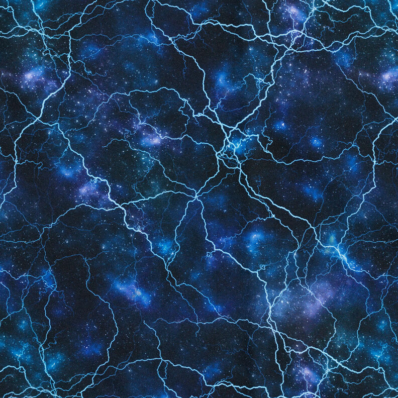Softshell Orage Impression numérique – bleu nuit,  image number 1