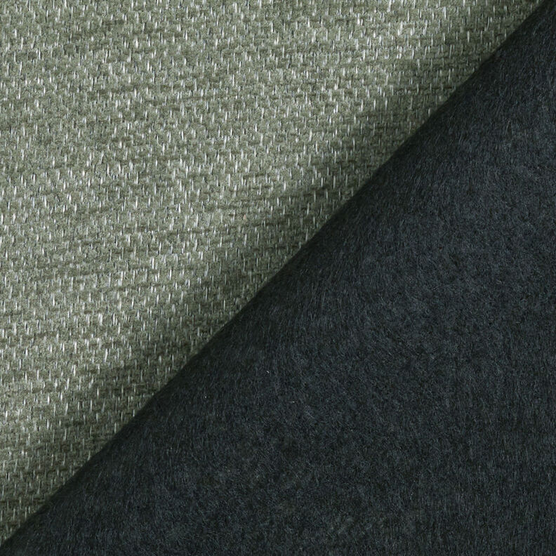 Tissu de revêtement Chenille Chiné – roseau/argent, image number 3