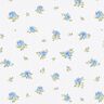 Popeline coton zarte Rosen – bleu clair/blanc,  thumbnail number 1