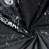 French Terry Panel Spaceman | Glitzerpüppi – noir/blanc,  thumbnail number 3
