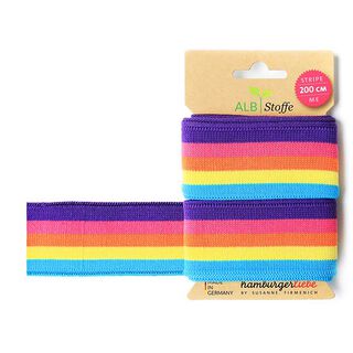 GOTS Rubans jacquard Bio STRIPE ME COLLEGE [200 cm | 3,5 cm] | Albstoffe | Hamburger Liebe, 