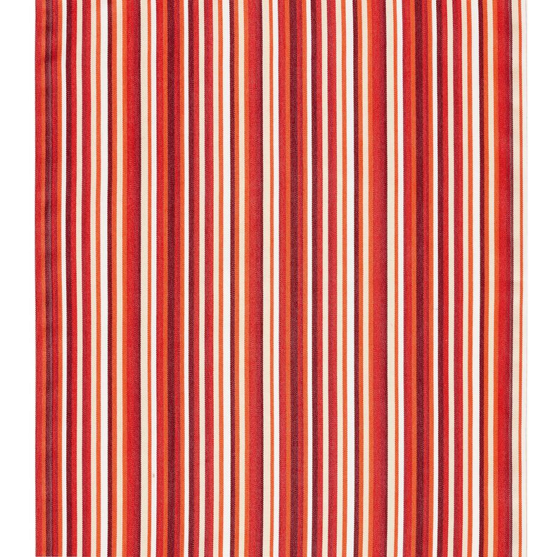 Extérieur Tissu pour chaise longue Rayures verticales 44 cm – rouge foncé/orange,  image number 1