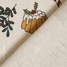 Tissu de décoration Semi-panama Esquisses hivernales – nature/pin,  thumbnail number 4
