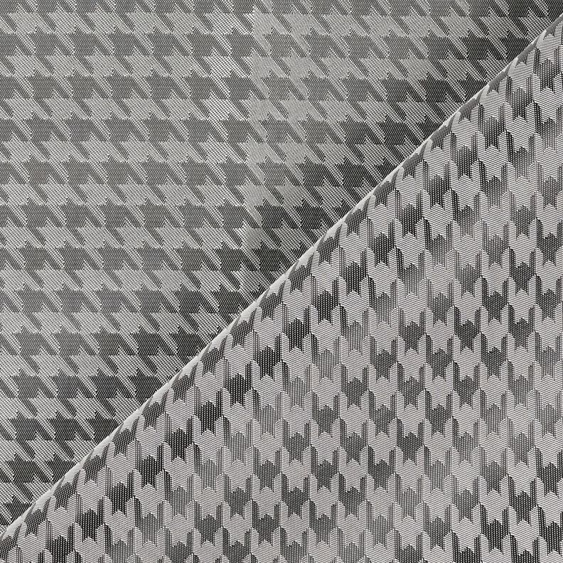Tissu de doublure Jacquard Pied-de-poule – gris clair/gris foncé,  image number 4
