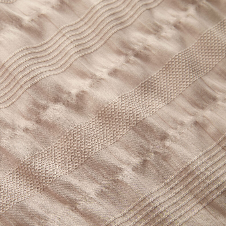 Tissu en coton smocké – amande,  image number 2