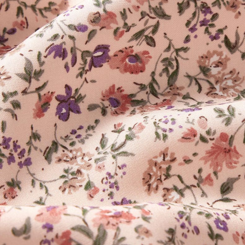 Tissu en viscose Mille-fleurs – rosé,  image number 2