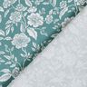 Tissu en coton Cretonne Jardin fleuri – pétrole légère/blanc,  thumbnail number 4