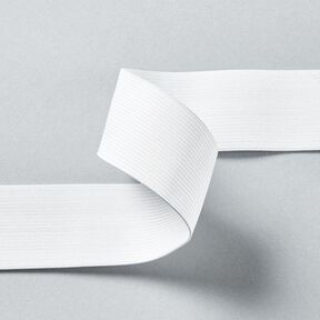 Bande en caoutchouc lisse [3 m | 40 mm] – blanc, 