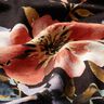 Jersey viscose Peinture florale – noir,  thumbnail number 2
