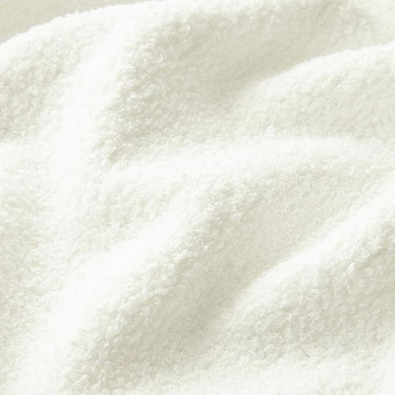 Tissu de revêtement bouclé – blanc,  image number 2
