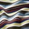 Jersey viscose Rayures colorées avec paillettes – bleu marine/vert tilleul,  thumbnail number 2