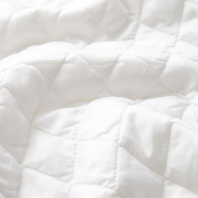 Doublure matelassée en losanges – blanc,  image number 3
