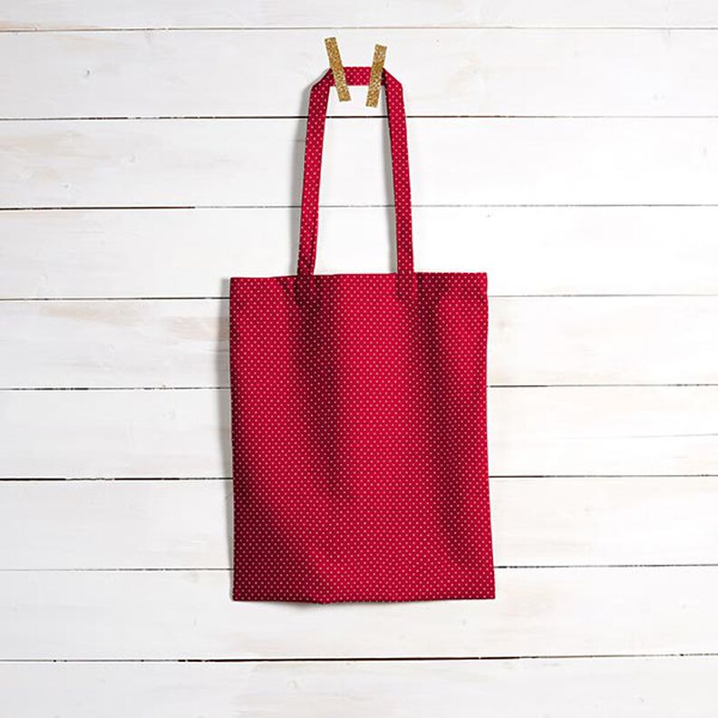 Coton enduit petits pois – rouge,  image number 7