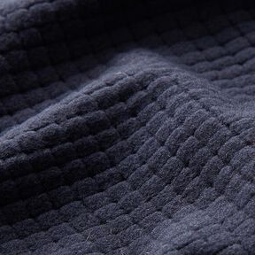 Jersey structuré Petites boîtes – bleu marine, 