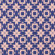 Soft sweat Motif norvégien – indigo/saumon,  thumbnail number 1