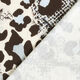 Jersey polyester Imprimé serpent – blanc/noir,  thumbnail number 4
