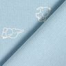 Jersey gaufré Bébés éléphants – bleu argenté,  thumbnail number 4