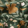 Jersey coton Animaux dans la forêt – vert foncé,  thumbnail number 2