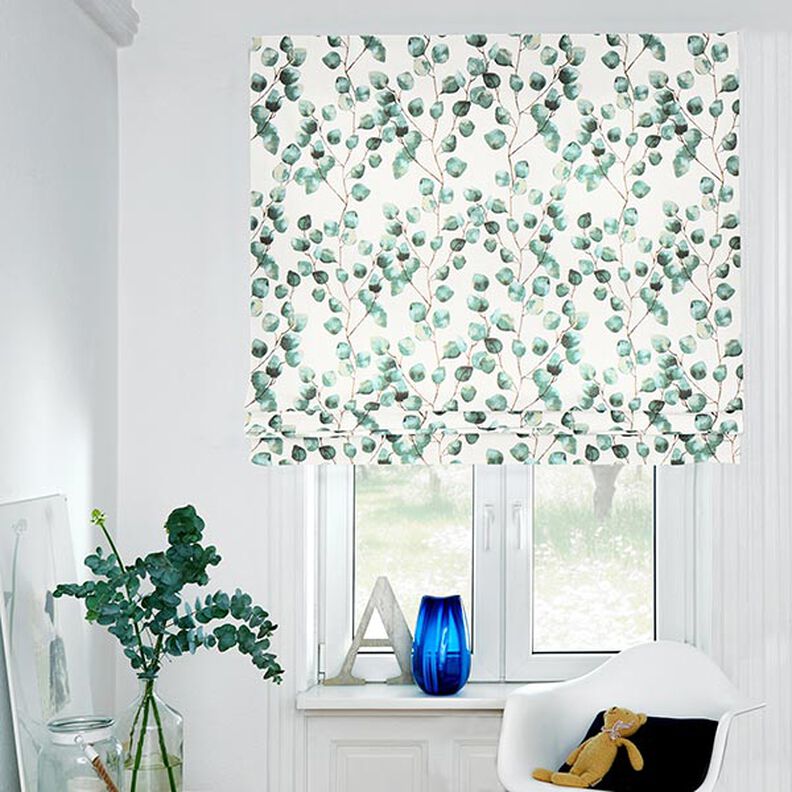Tissu décoratif Semi-panama Eucalyptus – écru,  image number 10