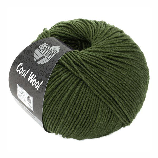 Cool Wool Uni, 50g | Lana Grossa – olive foncé,  image number 1