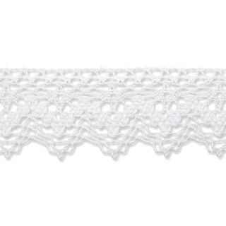 Dentelle au fuseau [40 mm] – blanc, 