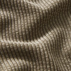 Velours côtelé large Bubble Uni – taupe foncé, 