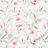 Tissu de décoration Semi-panama Freesias – ivoire/rose clair,  thumbnail number 1