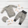 Jersey coton Petites fleurs – écru/bleu jean,  thumbnail number 6