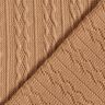 Tissu maille Torsades – brun faon,  thumbnail number 4