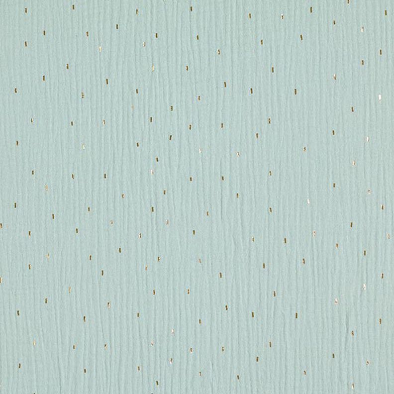 Tissu double gaze de coton imprimé feuille Rectangle | by Poppy – roseau,  image number 1