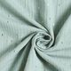 Tissu double gaze de coton imprimé feuille Rectangle | by Poppy – roseau,  thumbnail number 3
