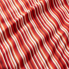 Extérieur Tissu pour chaise longue Rayures verticales 44 cm – rouge foncé/orange, 