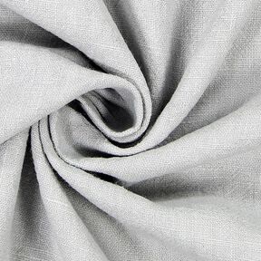 Tissu de Ramie–Mix stonewashed, qualité lourde – gris clair, 