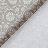 Tissu en coton Cretonne Fleurs et rameaux – argent/blanc,  thumbnail number 4
