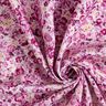 Tissu viscose Prairie fleurie – raisin/blanc,  thumbnail number 3